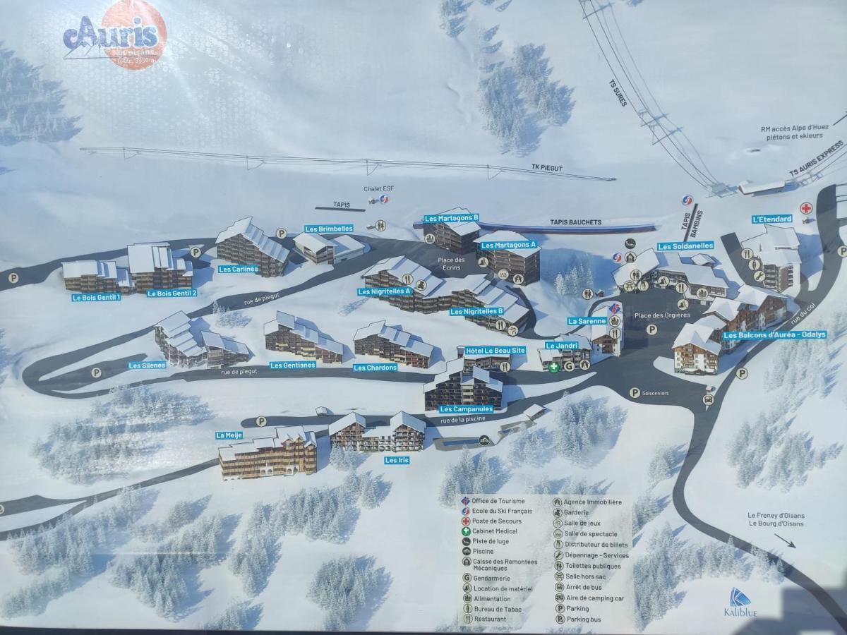 Ferienwohnung Les Iris T2 Station Alpe Huez Auris Exterior foto