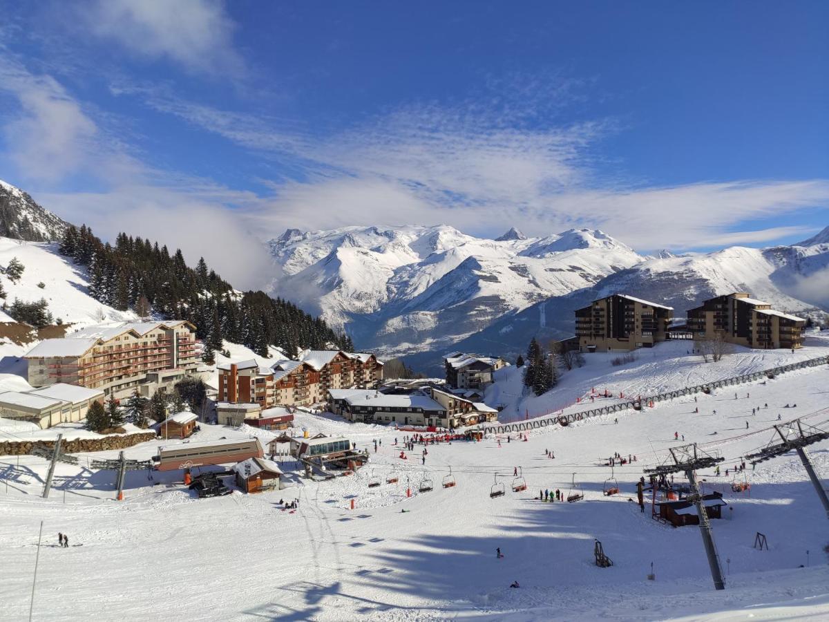 Ferienwohnung Les Iris T2 Station Alpe Huez Auris Exterior foto